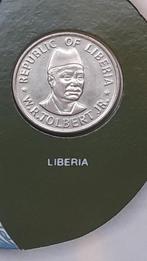 Liberia 25 cents 1976 "FAO" KM# 30, oplage: 800.000. FRANKLI, Ophalen of Verzenden