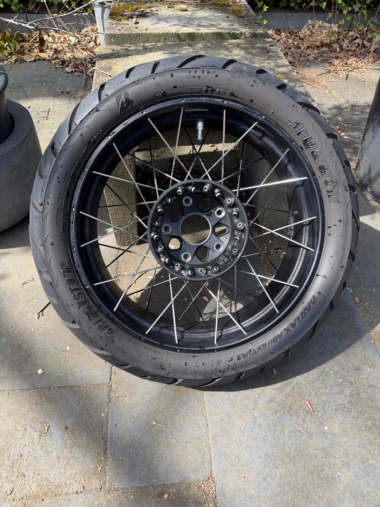 BMW R1200/1250GS(A) spaak achterwiel zwart, Ophalen, Gebruikt