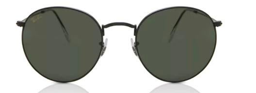 RayBan zonnebril, model RB3447 “John Lennon”, Gebruikt, Zonnebril, Zwart, Ophalen of Verzenden