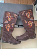 Laarzen met borduurwerk, mt 42, mogelijk van het merk Lamica, Hoge laarzen, Bruin, Nieuw, Ophalen of Verzenden