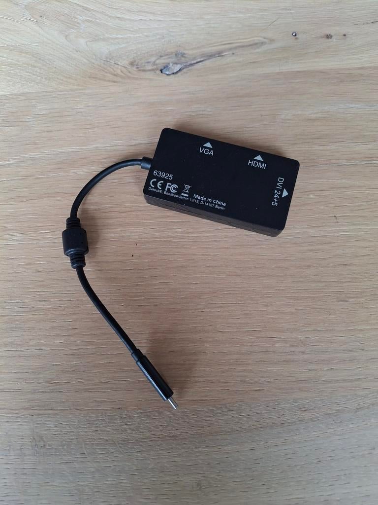 Delock USB-C Multiport Adapter HDMI/VGA/DVI, Ophalen of Verzenden