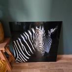 Gaaf schilderij zebra, Ophalen of Verzenden