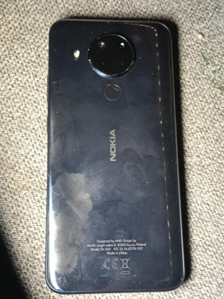 Nokia telefoon  5.4, Telecommunicatie, Mobiele telefoons | Nokia, Gebruikt, Overige modellen, Zwart, Touchscreen