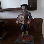 Bijzondere en unieke klok in de vorm van een man, Ophalen of Verzenden