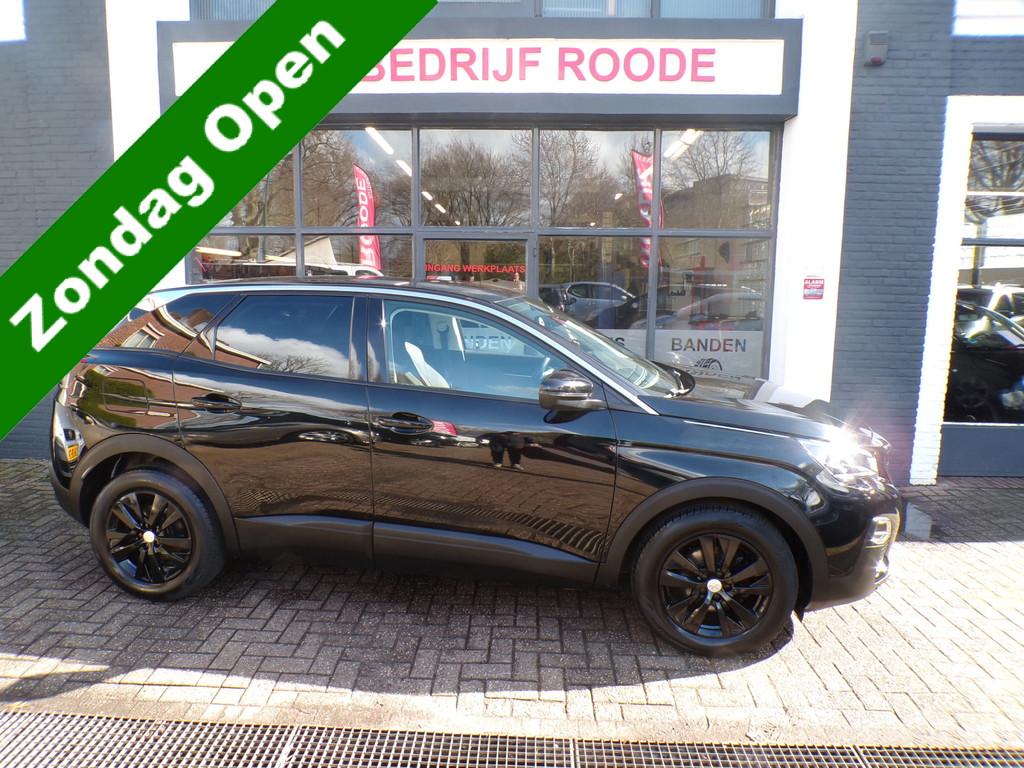 Peugeot 3008 1.2 Automaat PureTech Black Line NW APK,AIRCO,N, Auto's, Peugeot, Gebruikt, 1199 cc, Met garantie (alle), Zwart