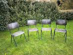 Galvanitas stoelen schoolstoelen, Ophalen, Gebruikt, Bruin, Vintage Galvanitas