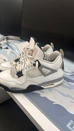 Jordan 4 grijs wit zwart maat 40,5, Kleding | Heren, Schoenen, Ophalen of Verzenden, Gedragen, Wit, Sneakers of Gympen