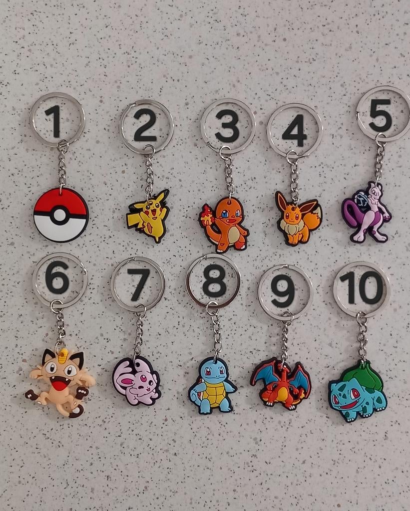 Pokemon sleutelhangers ook leuk als traktatie, Ophalen of Verzenden, Nieuw, Overige typen