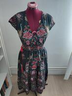 Sheilay zomerjurk met pauwenprint maat L, Ophalen of Verzenden