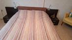 Complete slaapkamer (bed en kast), Ophalen, Gebruikt, Tweepersoons, Hout