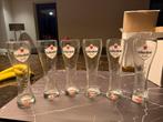 6 bierglazen wiekse witte, Ophalen of Verzenden, Nieuw, Bierglas