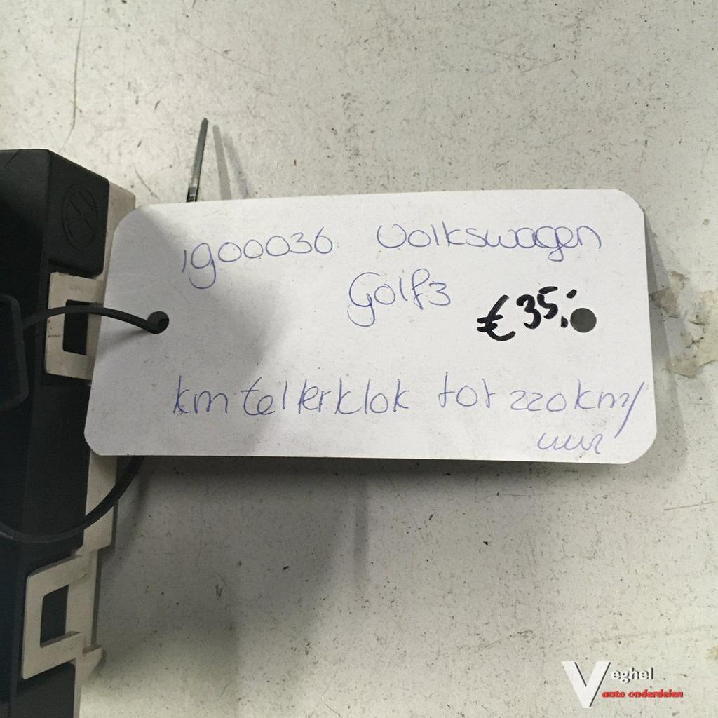 Vw Golf 3  1900036            Km Tellerklok     1H0 919 865, Gebruikt, -, -, Ophalen of Verzenden