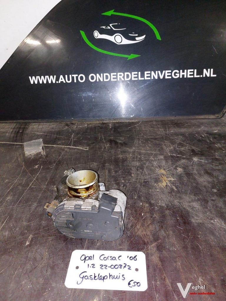 Opel Corsa C 1.2 gasklephuis '06, Gebruikt, -, -, Ophalen of Verzenden