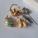 Oude broches samen 5euro, Verzenden, Gebruikt, Overige kleuren, Overige materialen
