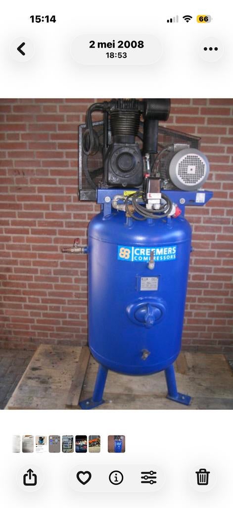 Mooie creemers 4 kw, 100 liter of meer, Ophalen, Zo goed als nieuw