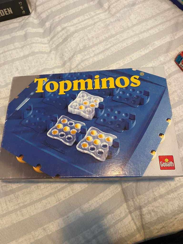 Topminos bordspel van Goliath, Drie of vier spelers, Ophalen of Verzenden, Gebruikt