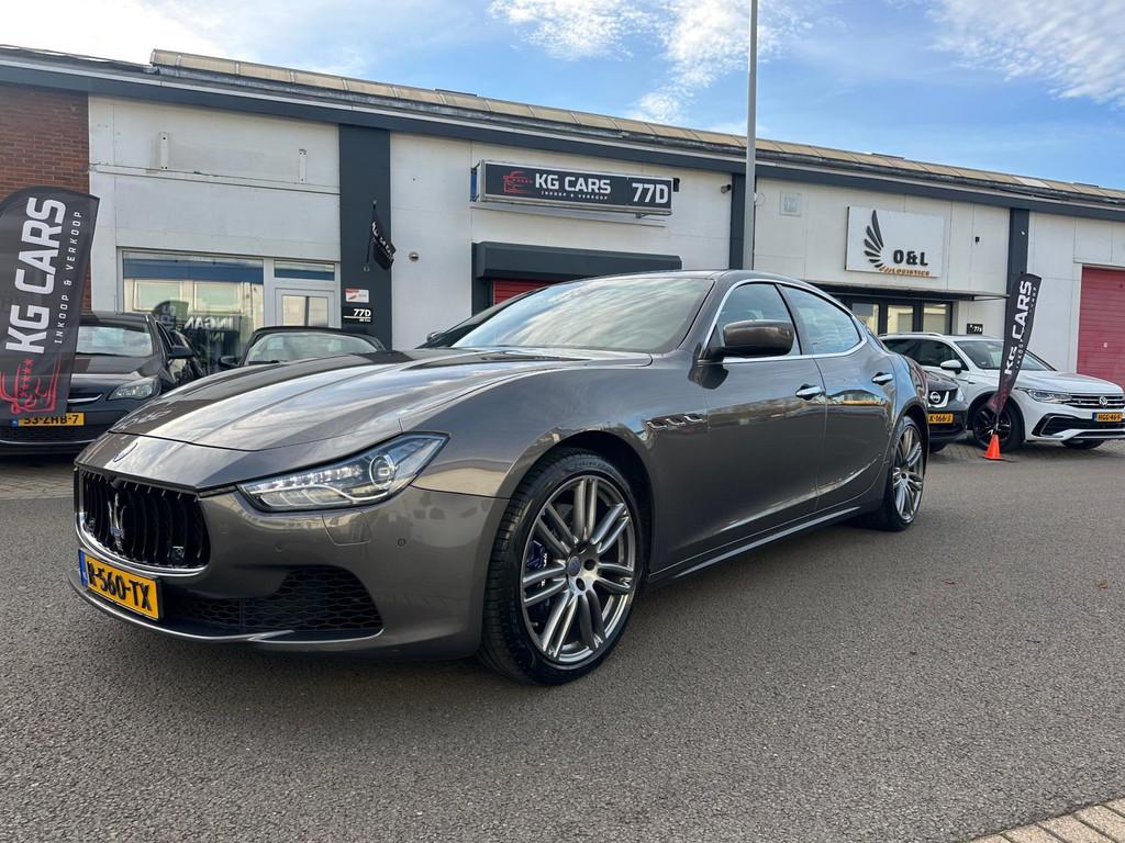 Maserati Ghibli 3.0 S Q4, Auto's, Maserati, Automaat, Euro 5, Gebruikt, 120 €/maand