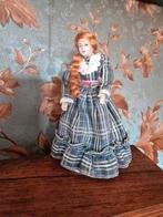 poppenhuis miniaturen caco popje dame met vlecht porselein, Ophalen of Verzenden, Nieuw, Patroon