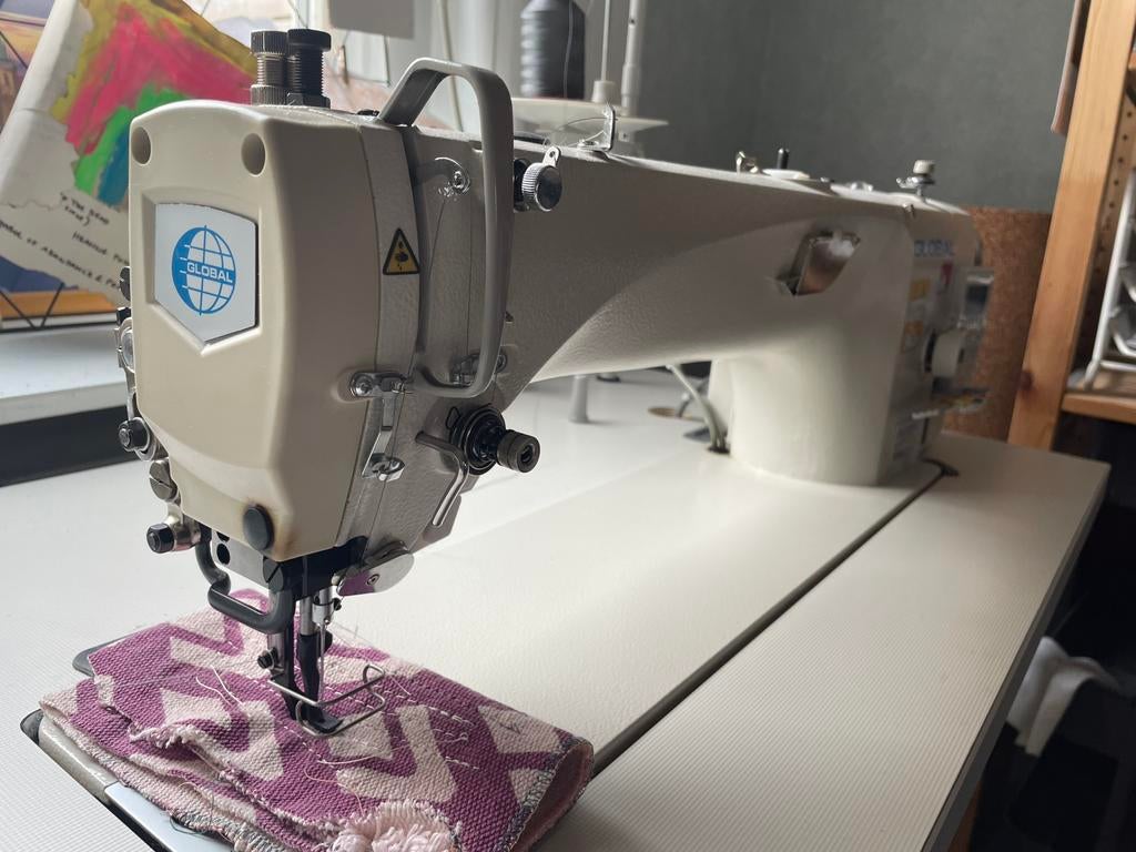 Global Industriële naaimachine Type WF3955 -45 Vol Automaat, Industrieel, Ophalen, Overige merken, Naaimachine