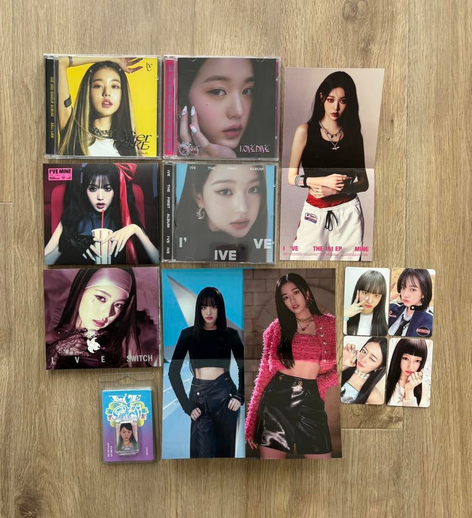 ive wonyoung cd + photocard love dive i’ve mine album kpop, Ophalen of Verzenden, Zo goed als nieuw, Foto of Kaart