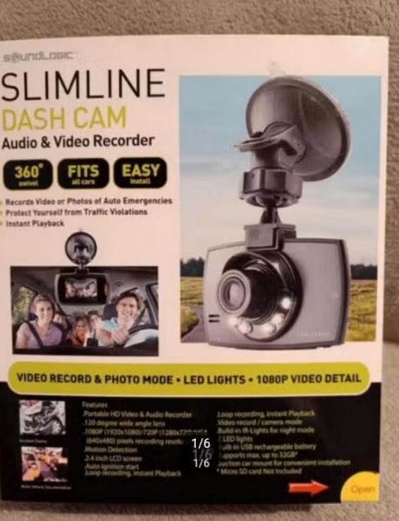 Soundlogic slimline dash cam nieuw geseald, Nieuw, Ophalen of Verzenden