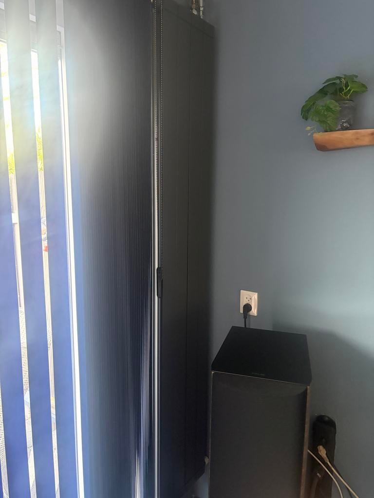 Aluminium verticale radiatoren antraciet grijs, Doe-het-zelf en Verbouw, Verwarming en Radiatoren, Ophalen, Gebruikt, Radiator