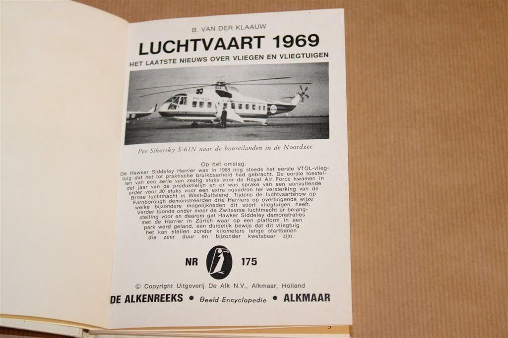 Luchtvaart 1969 — Vliegtuigen & Nieuws Alkenreeks, Verzamelen, Gebruikt, Schaalmodel, -, -