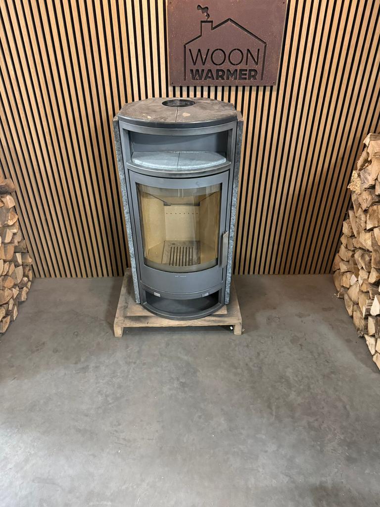 25201 Speksteenkachel Oranier Polar 9kw, Ophalen, Info@woonwarmer.nl, Gebruikt, Houtkachel
