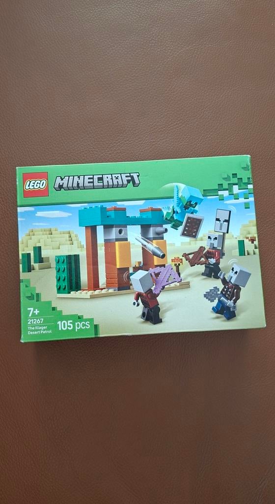 LEGO Minecraft 21267 The Illager Desert Patrol, Minecraft, Lego, Ophalen of Verzenden, Zo goed als nieuw