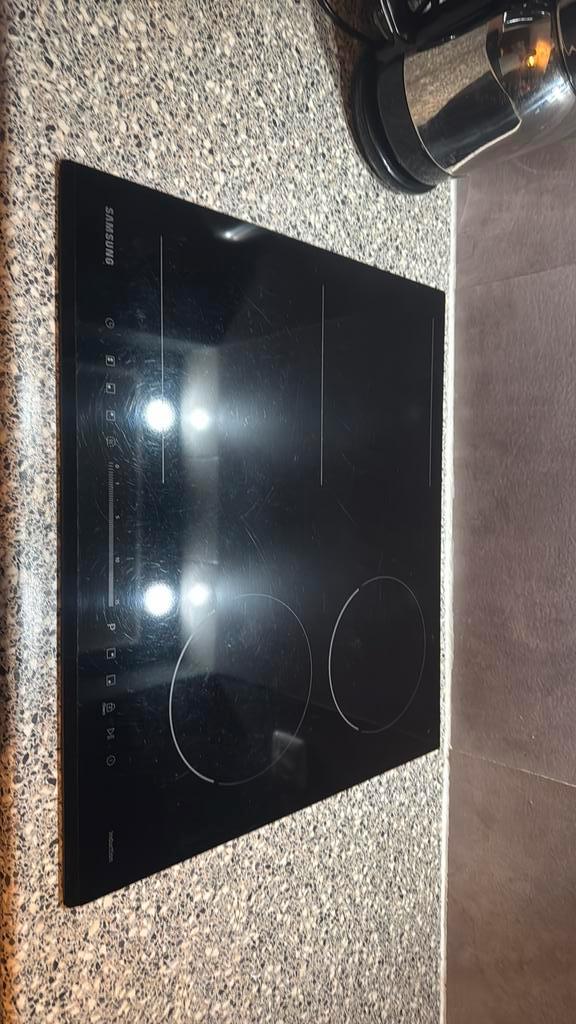 Samsung inductie kookplaat, Witgoed en Apparatuur, Kookplaten, Gebruikt, Inbouw, Inductie, 4 kookzones, Energieklasse A of zuiniger