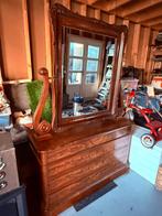 Ladekast/ commode met spiegel antiek, Ophalen