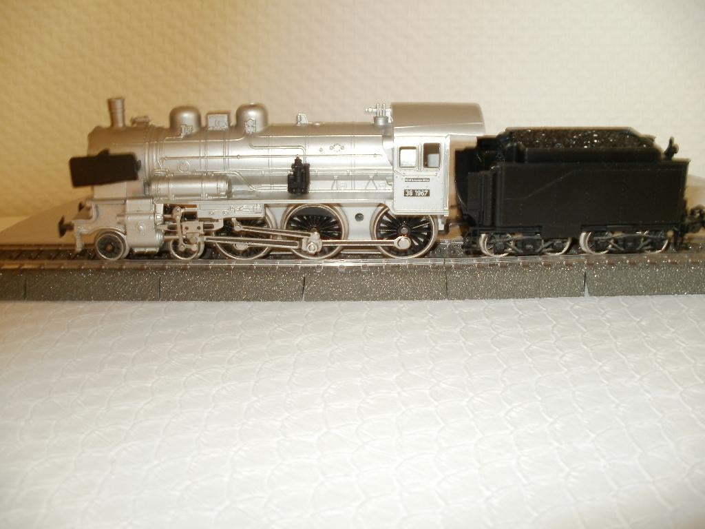 Marklin Ho Stoomlokomotief BR38 P8 dig.+zwarte tender., Wisselstroom, Wagon, Ophalen of Verzenden, Märklin
