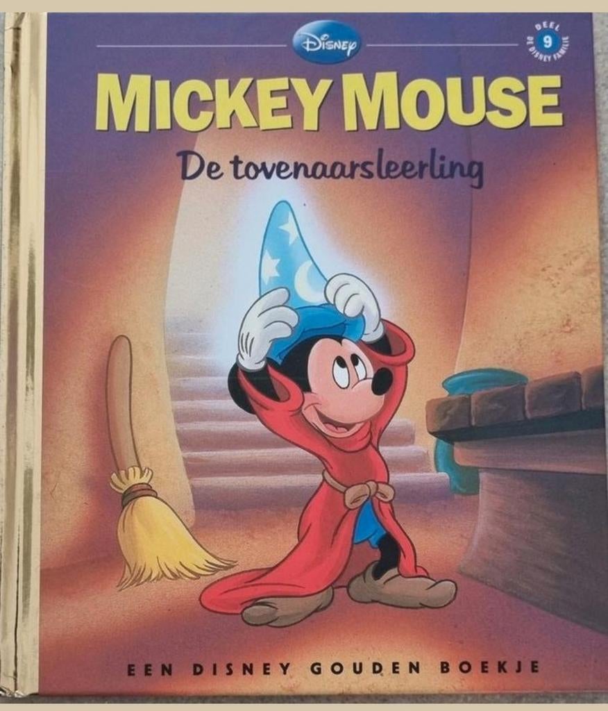 Mickey Mouse De Tovenaarsleerling - Disney Gouden Boekje, Boeken, Ophalen of Verzenden, Gelezen, Walt Disney, Sprookjes