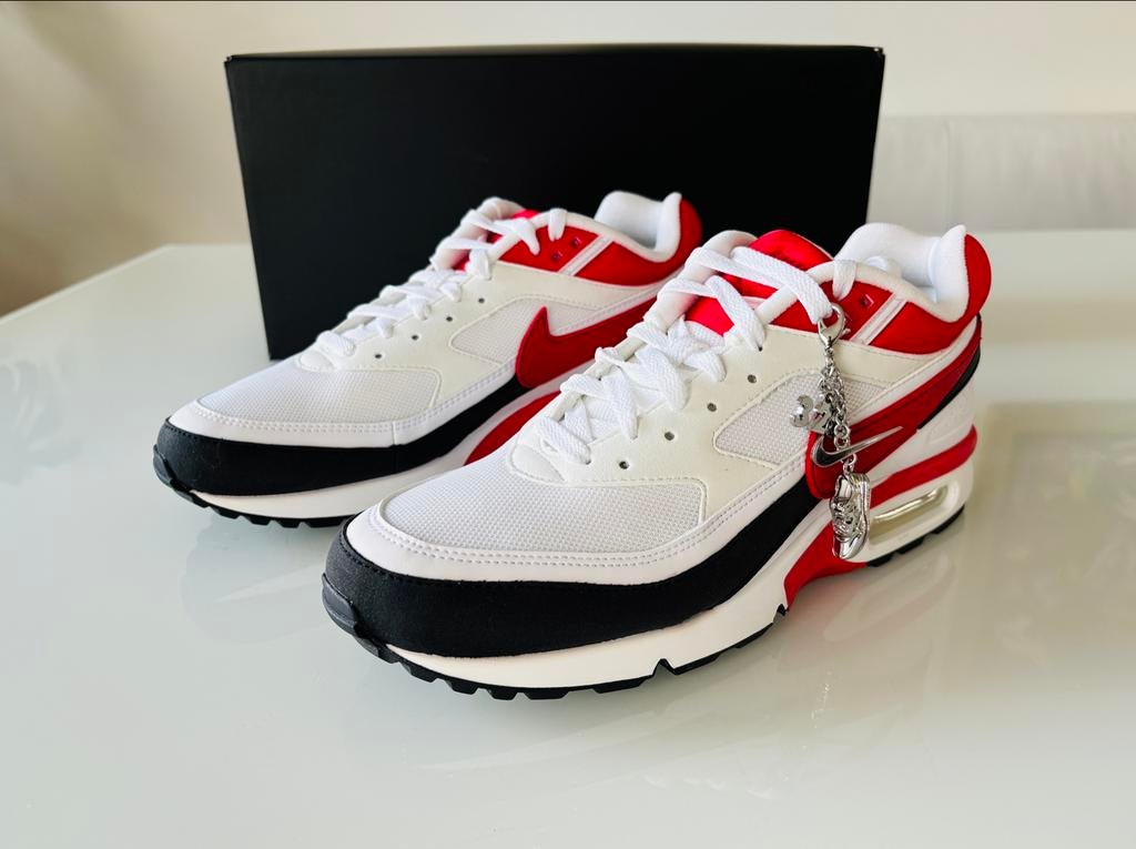 Nike Air Max BW OG Sport Red | 40.5, Ophalen, Wit, Nieuw, Sneakers of Gympen