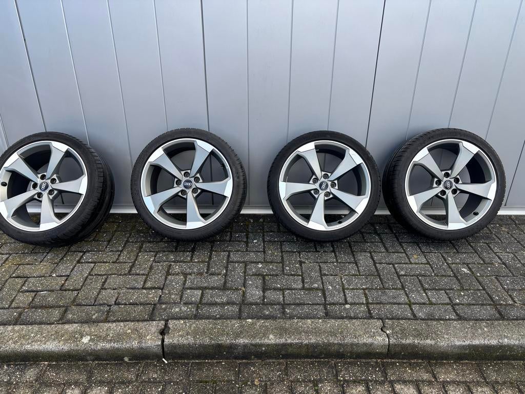 19 inch Rotor Velgen Audi - Origineel Audi Sport, Auto-onderdelen, Banden en Velgen, Gebruikt, Banden en Velgen, Personenwagen