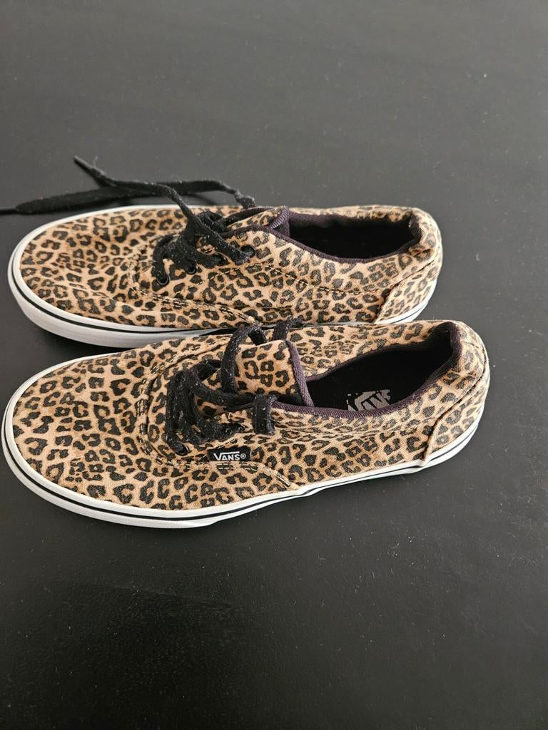 Vans sneakers met luipaardprint - Maat 36, Kleding | Dames, Schoenen, Bruin, Ophalen of Verzenden, Sneakers of Gympen, Gedragen