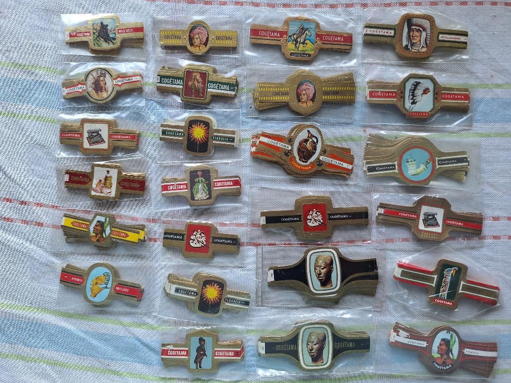 complete cogetama sigarenbandjes, Ophalen of Verzenden, Zo goed als nieuw, Sigarenbandjes