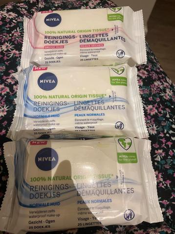 Nivea Reinigingsdoekjes 3x25 beschikbaar voor biedingen