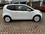Volkswagen Up 1.0 White! Leer Navi Pano Stoelverwarming PDC, Auto's, Volkswagen, Voorwielaandrijving, Euro 5, Gebruikt, Wit