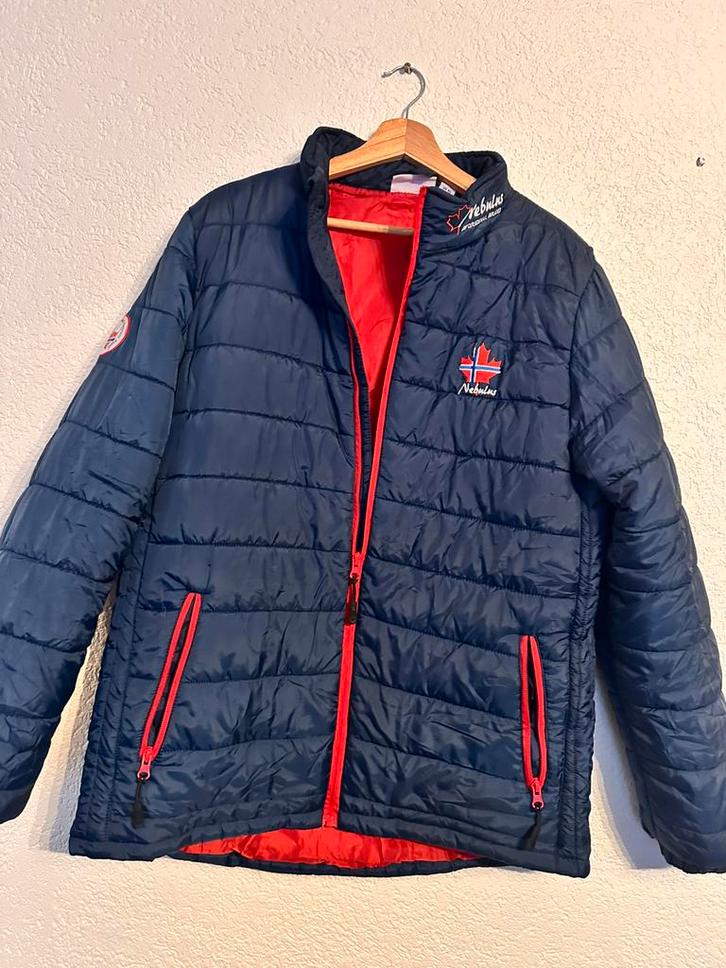 Nebulus Heren Gewatteerde Jas Maat L Navy Uitstekende Staat, Kleding | Heren, Jassen | Winter, Zo goed als nieuw, Maat 48/50 (M)