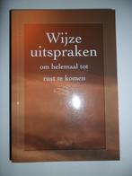 wijze uitspraken om helemaal tot rust te komen M C Wolf, Ophalen of Verzenden, Nieuw, Spiritualiteit algemeen, Overige typen