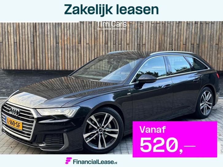 Audi A6 Avant 40 TFSI S edition Automaat | Cognac leer | LED, Auto's, Audi, Bedrijf, Lease, Financial lease, A6, ABS, Achteruitrijcamera