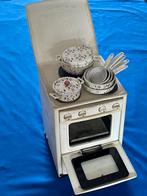 Vintage speelgoed emaille oven en pannetjes, Ophalen of Verzenden