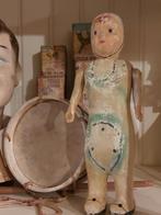 Antiek Franse papiermache Poupard doll ,pop, Antiek en Kunst, Ophalen of Verzenden
