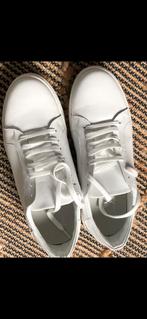 Witte leren Sneakers - Maat 42, Wit, Nieuw, Ophalen of Verzenden, Sneakers of Gympen