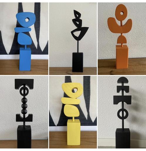 Sculptuur van hout - in verschillende modellen en kleuren., Huis en Inrichting, Woonaccessoires | Overige, Nieuw, Ophalen of Verzenden