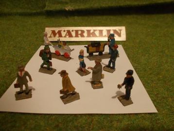 9 x Marklin HO metalen figuren 0201 404Ga Verzenden kan ook beschikbaar voor biedingen