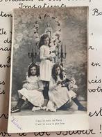 1904 Meisjes met lang haar bij Mariabeeld (FR), Verzamelen, Ansichtkaarten | Themakaarten, Ophalen of Verzenden, Voor 1920, Gelopen