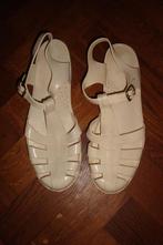 plastic zwemschoenen waterschoenen, effen basic wit, 44/45, Gedragen, Ophalen of Verzenden, Sandalen, Wit