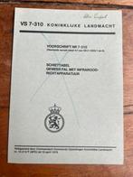 KL Defensie Schiet Tabel FAL geweer Infafrood kijker 1979, Verzamelen, Militaria | Tweede Wereldoorlog, Nederland, Landmacht, Verzenden